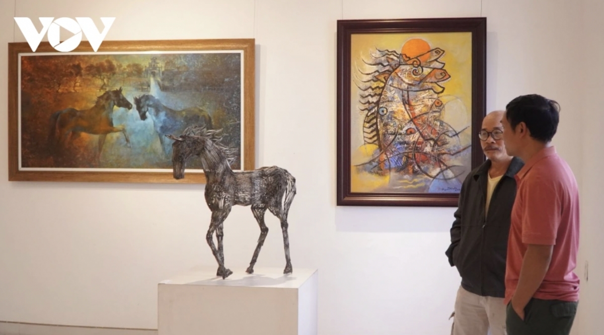 “Ngựa với sắc xuân Bính Ngọ 2026” fine art exhibition opens in Hue